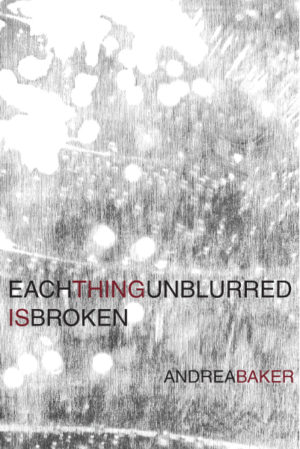 Each Thing Unblurred is Broken<br></br>Andrea Baker
