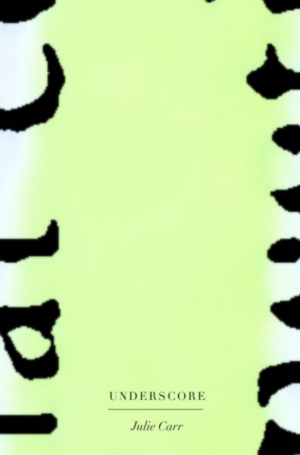 Underscore<br> <br/>Julie Carr